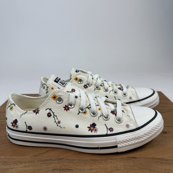 Converse Shoes - New NIB Womens Converse CTAS OX Egret Sporty Berry Low Sneakers Shoes Size 8 M